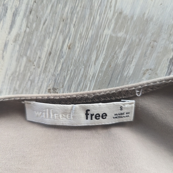 Aritzia Wilfred Leila Bodysuit Tan Size Small - Picture 5 of 5